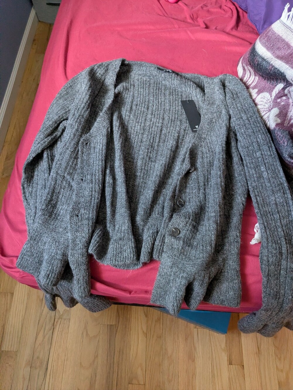 Lulu's Large New Without Tags Gray Cardigan